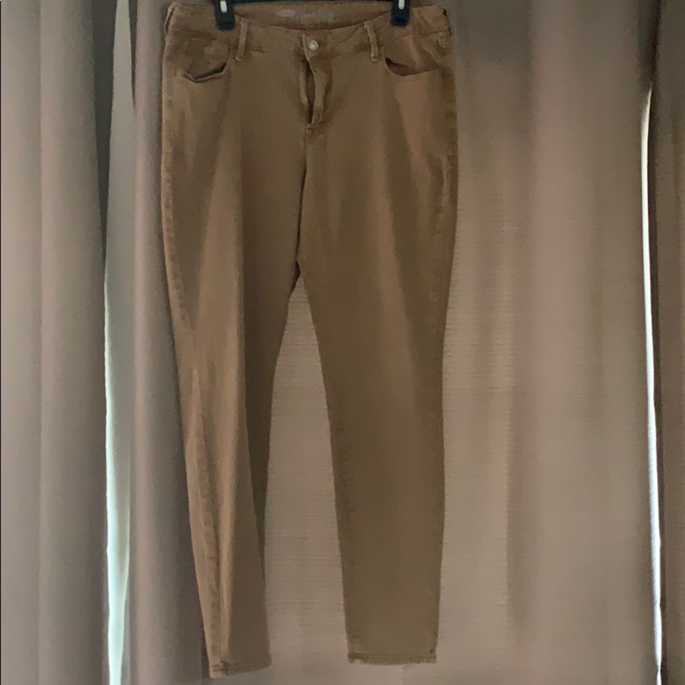 Pair of old navy rock star jeans